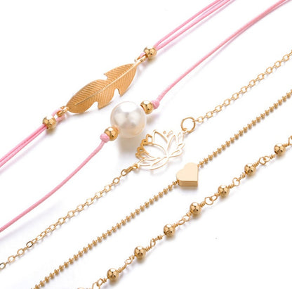 Vintage Turtle Heart Map Charm Bracelets Set For Women 2 New Design